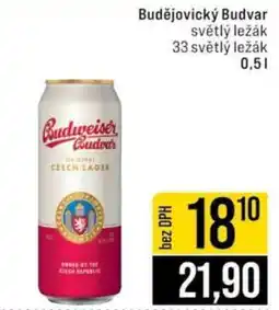 Jip Budějovický Budvar světlý ležák nabídka