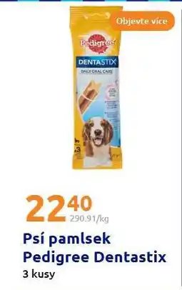 Action Psí pamlsek Pedigree Dentastix nabídka