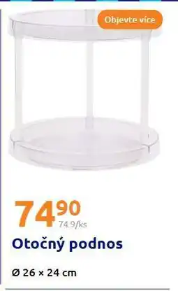 Action Otočný podnos nabídka