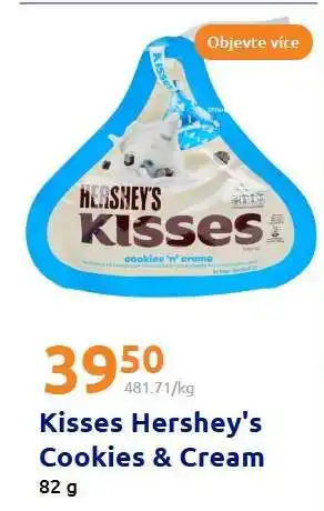 Action Kisses Hershey's Cookies & Cream nabídka