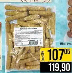 Jip Tyčinky Mozzarella nabídka