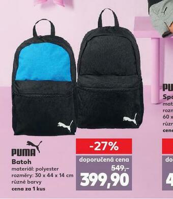 Kaufland Batoh puma nabídka