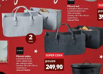 Kaufland Filcová taška nabídka