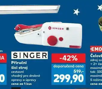Kaufland Příruční šicí stroj nabídka