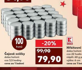 Kaufland Čajové svíčky nabídka