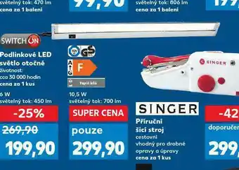 Kaufland Podlinkové led světlo otočné 700 lm nabídka