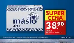 Lidl Máslo nabídka