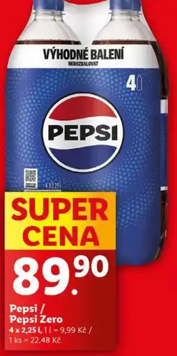 Lidl Pepsi / pepsi zero nabídka