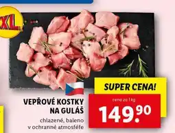 Lidl Vepřové kostky na guláš nabídka