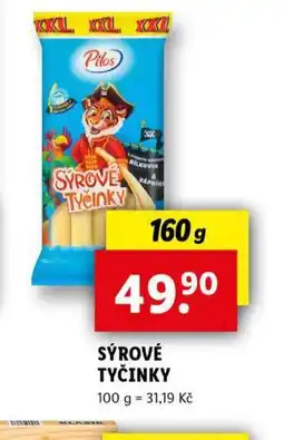 Lidl Sýrové tyčinky nabídka