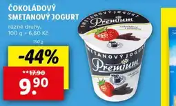 Lidl Čokoládový smetanový jogurt nabídka