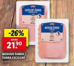 Lidl Medová šunka / šunka excelent nabídka