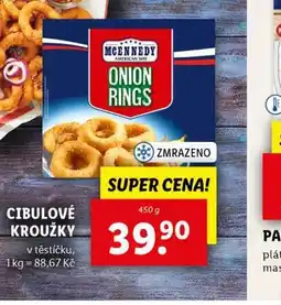 Lidl Cibulové kroužky nabídka