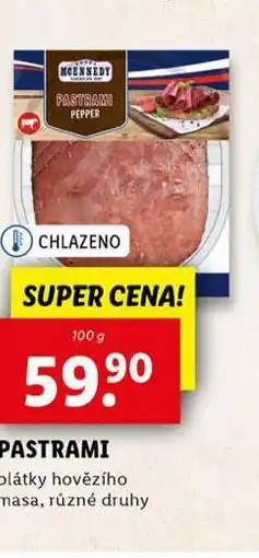 Lidl Pastrami nabídka