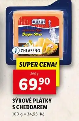 Lidl Sýrové plátky s cheddarem nabídka