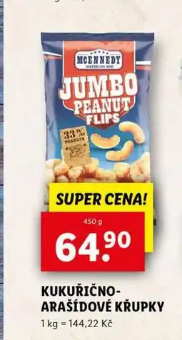 Lidl Kukuřično-arašídové křupky nabídka
