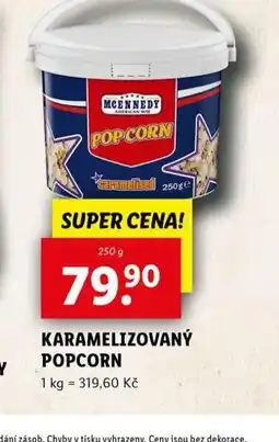 Lidl Karamelizovaný popcorn nabídka