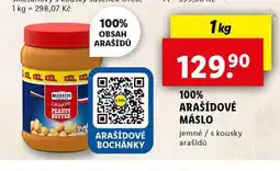 Lidl 100% arašídové máslo nabídka
