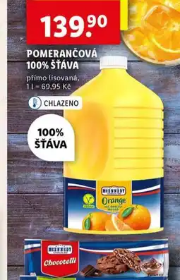 Lidl Pomerančová šťáva nabídka