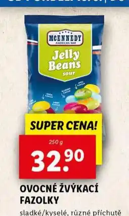 Lidl Ovocné žvýkací fazolky nabídka