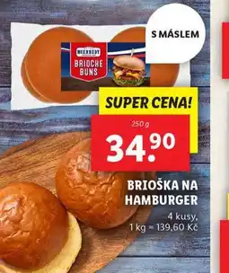 Lidl Brioška na hamburger nabídka