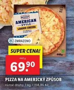 Lidl Pizza na americký způsob nabídka
