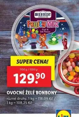 Lidl Ovocné želé bonbony nabídka
