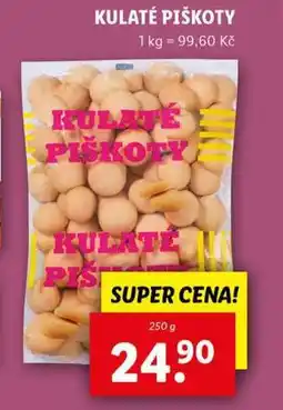 Lidl Kulaté piškoty nabídka