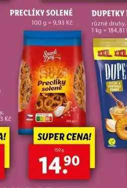 Lidl Preclíky solené nabídka