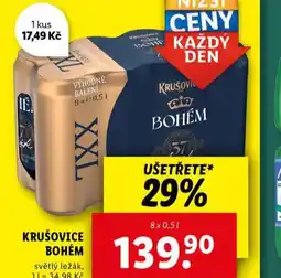 Lidl Krušovice bohém nabídka