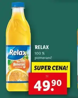 Lidl Relax 100% pomeranč nabídka