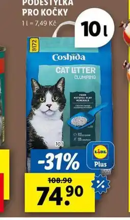 Lidl Coshida podestýlka pro kočky nabídka