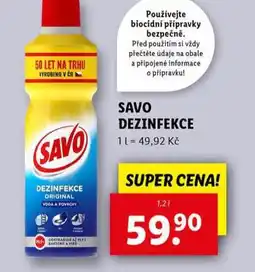 Lidl Savo dezinfekce nabídka