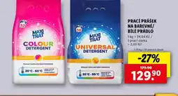 Lidl Prací prášek na barevné / bílé prádlo nabídka