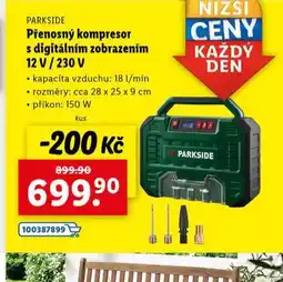 Lidl Přenosný kompresor nabídka