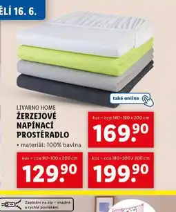 Lidl Žerzejové napínací prostěradlo 140-160 x 200 cm nabídka