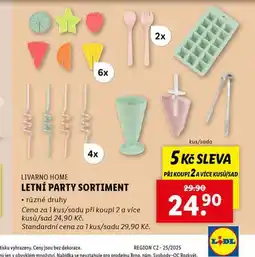 Lidl Letní párty sortiment nabídka