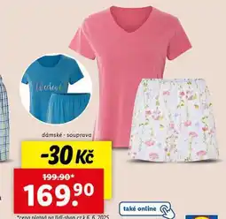 Lidl Pyžamo nabídka