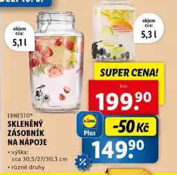 Lidl Skleněný zásobník na nápoje nabídka