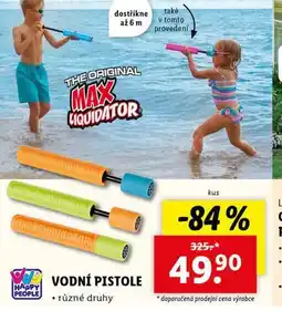 Lidl Vodní pistole nabídka