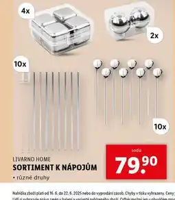 Lidl Sortminet k nápojům nabídka