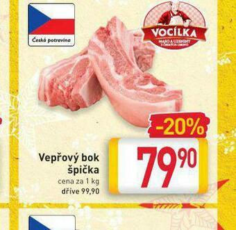 Billa Vepřový bok špička nabídka