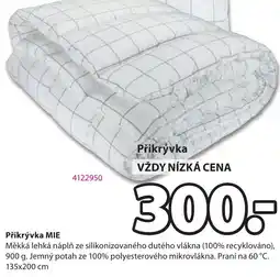 JYSK Přikrývka MIE nabídka