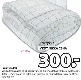 JYSK Přikrývka MIE nabídka