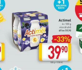 Billa Actimel nabídka