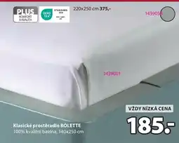 JYSK Klasické prostěradlo BOLETTE nabídka