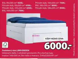 JYSK Postelový rám LIMFJORDEN nabídka