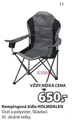 JYSK Kempingová židle HOLMDALEN nabídka