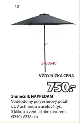 JYSK Slunečník NAPPEDAM nabídka
