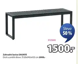 JYSK Zahradní lavice SAUNTE nabídka